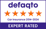  Defaqto 5 Stars Car Insurance 2014-2024 EXPERT RATED