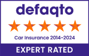 Defaqto 5 Stars Car Insurance 2014-2024 EXPERT RATED