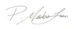 Peter Martin Simon Signature